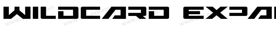 Wildcard Expanded字体转换